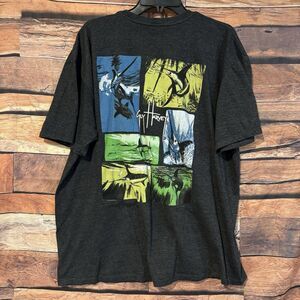 Guy Harvey T-Shirt Men’s 2XL? Gray Deep Sea Fishing SS DS Swordfish Off Shore